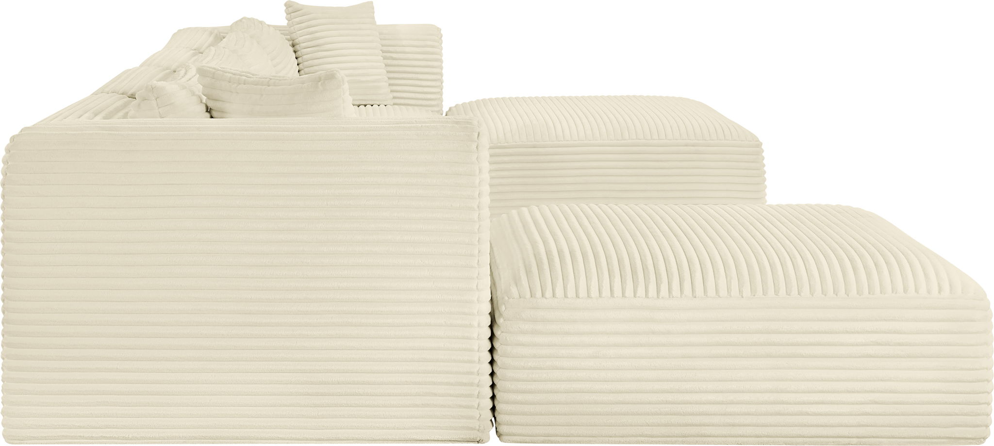Shaggy - 6 Piece Modular Sectional With 2 Ottomans - Urban Living Furniture (Los Angeles, CA)