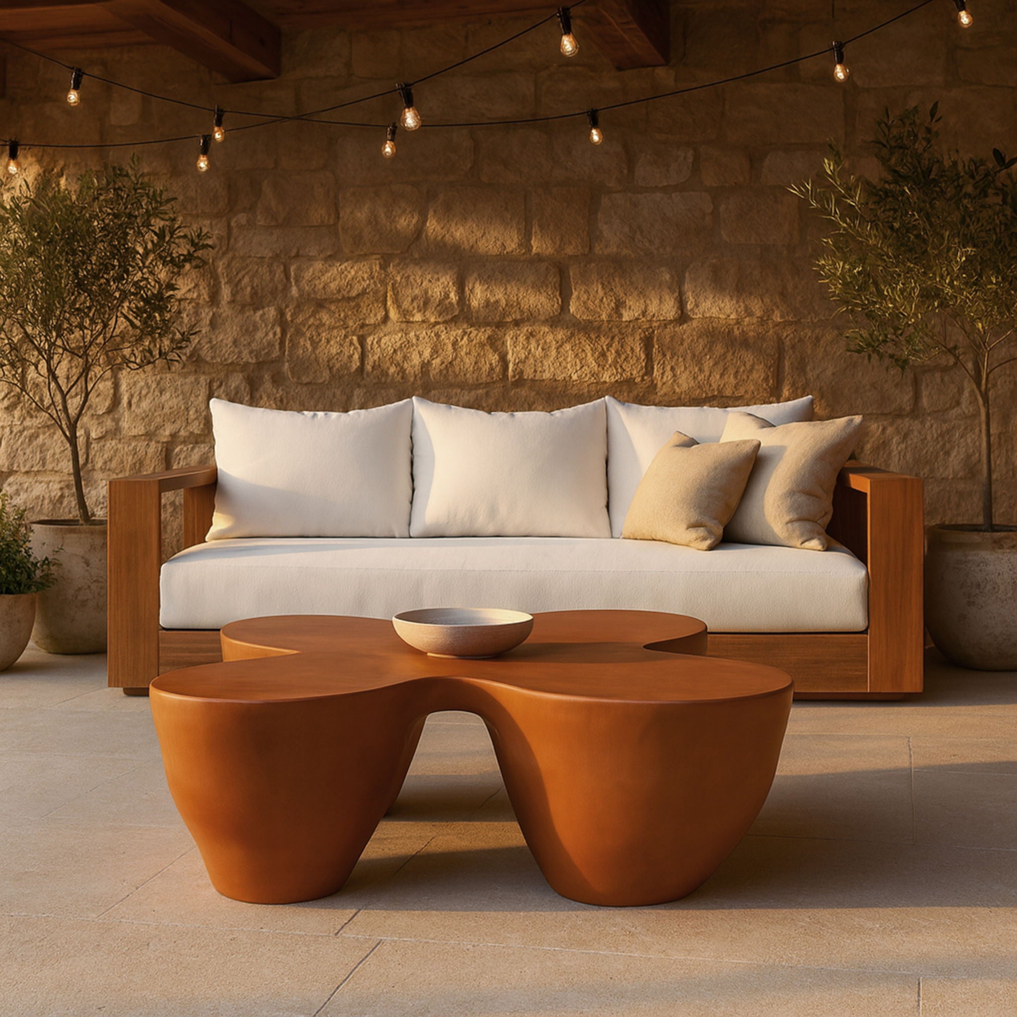 Fiore - Concrete Coffee Table - Urban Living Furniture (Los Angeles, CA)