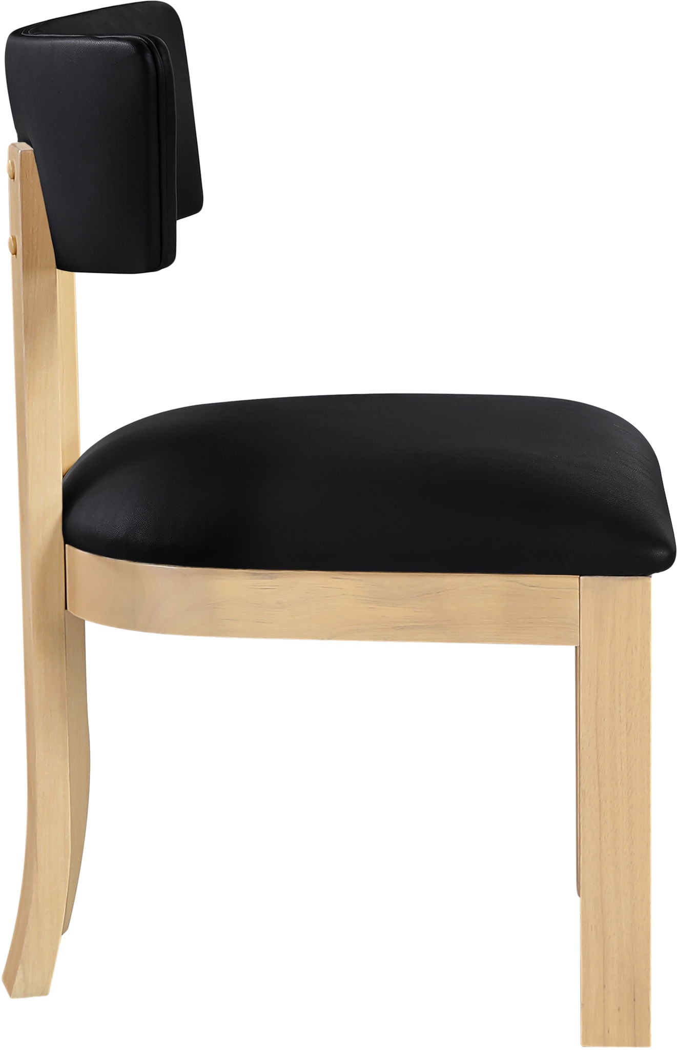 Lavrin - Vegan Leather Dining Side Chair (Set of 2) - Natural Base - Urban Living Furniture (Los Angeles, CA)