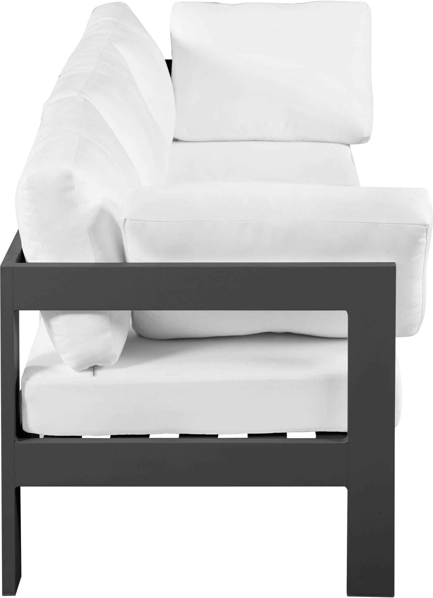 Nizuc - Outdoor Patio 3 Seat Modular Sofa With Gray Frame - Urban Living Furniture (Los Angeles, CA)