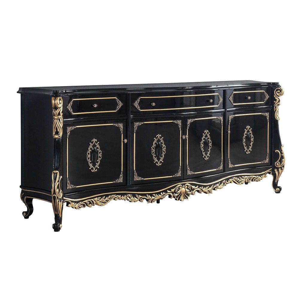 Betria - Console Cabinet - Gold & Black - Urban Living Furniture (Los Angeles, CA)
