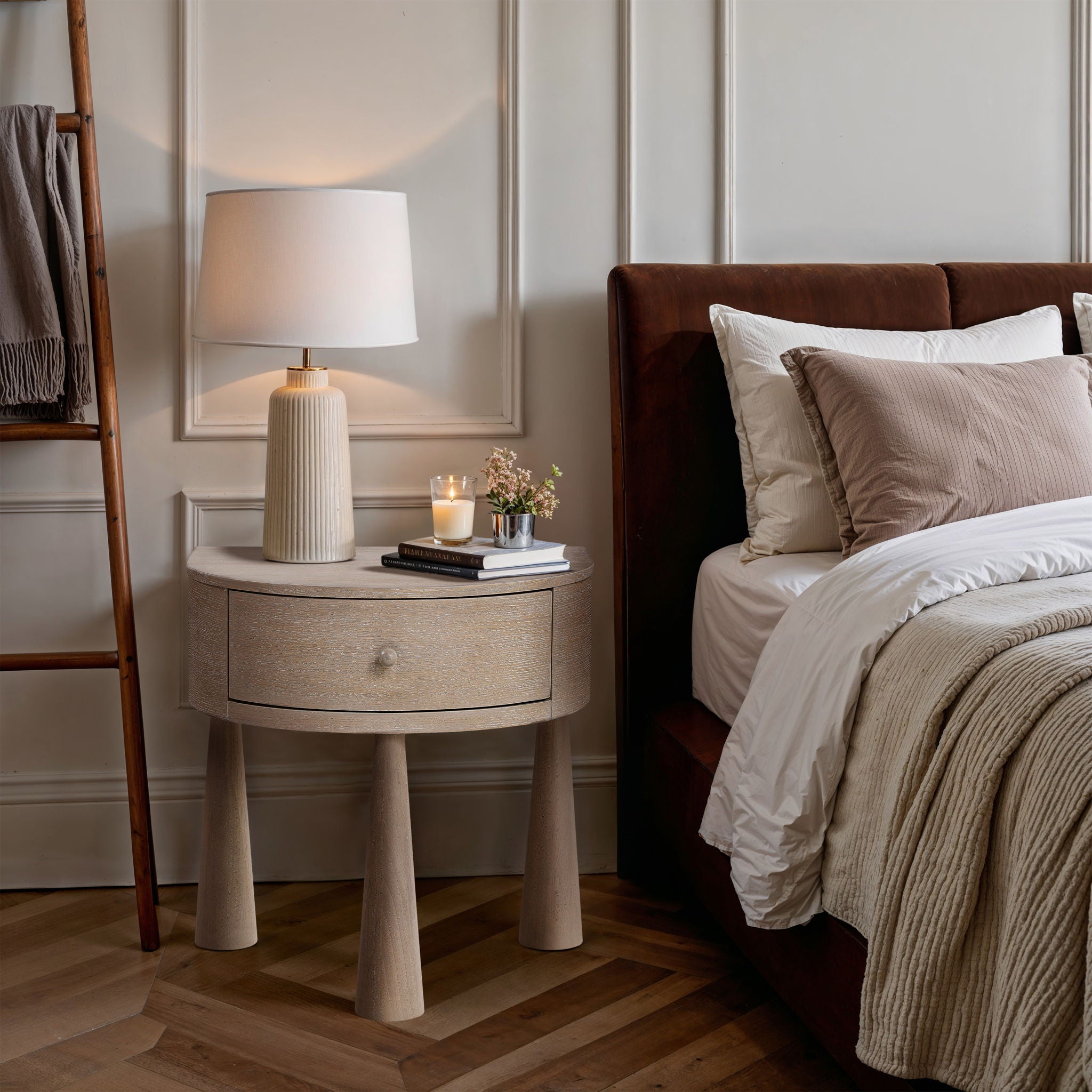 Oasis - Acacia Veneer And Solid Wood Night Stand - Urban Living Furniture (Los Angeles, CA)