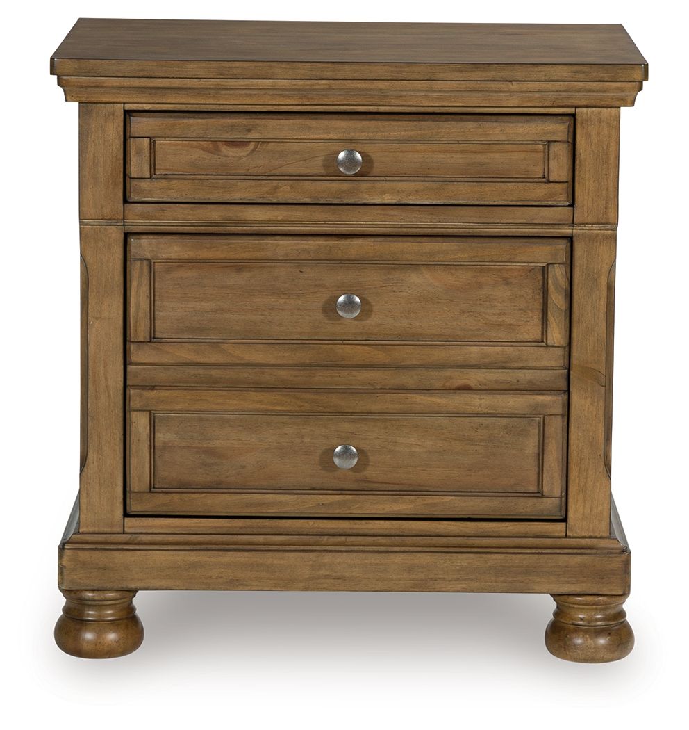 Feddinger - Medium Brown - Two Drawer Night Stand - Urban Living Furniture (Los Angeles, CA)