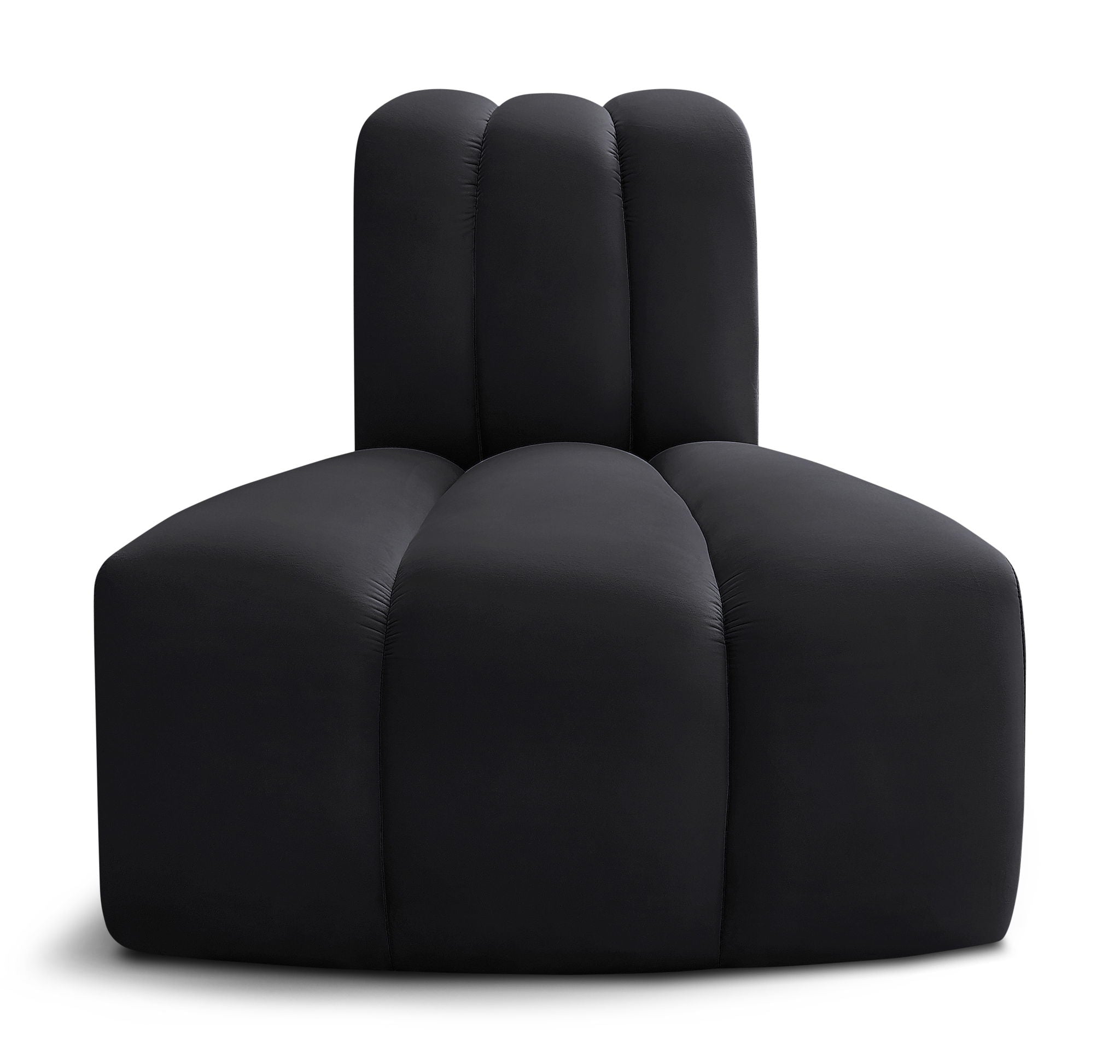 Arc - Velvet Reverse Corner Chair - Urban Living Furniture (Los Angeles, CA)