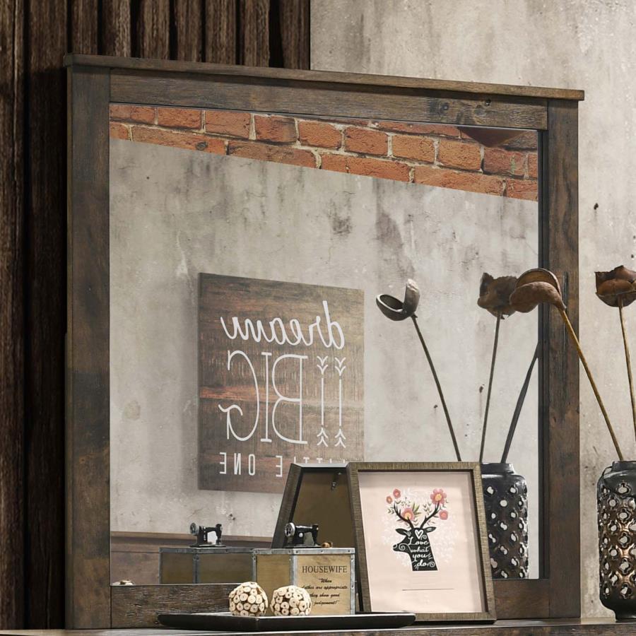 Woodmont - Dresser Mirror - Rustic Golden Brown - Urban Living Furniture (Los Angeles, CA)