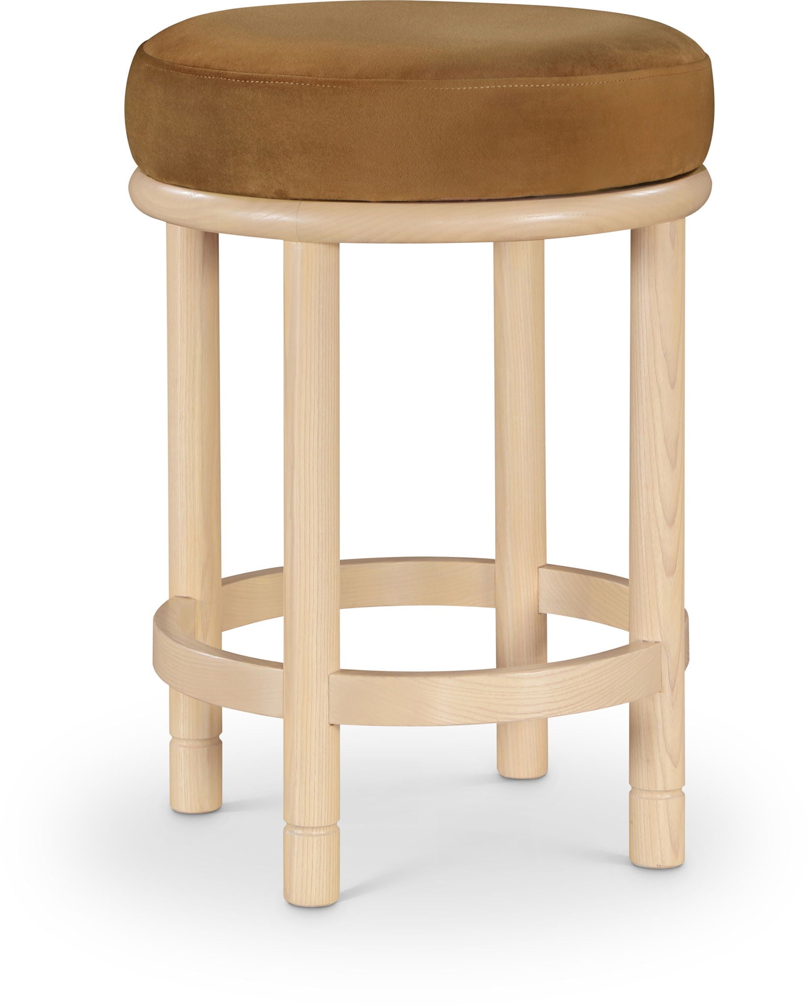 Monette - Counter Stool With Natural Base - Urban Living Furniture (Los Angeles, CA)