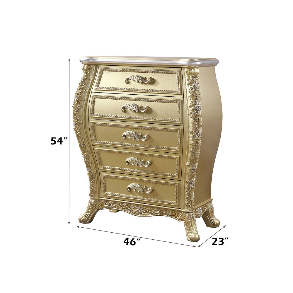 Cabriole - Chest - Gold - Urban Living Furniture (Los Angeles, CA)