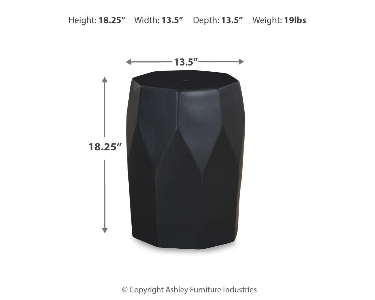 Rhysworth - Stool - Black - Urban Living Furniture (Los Angeles, CA)