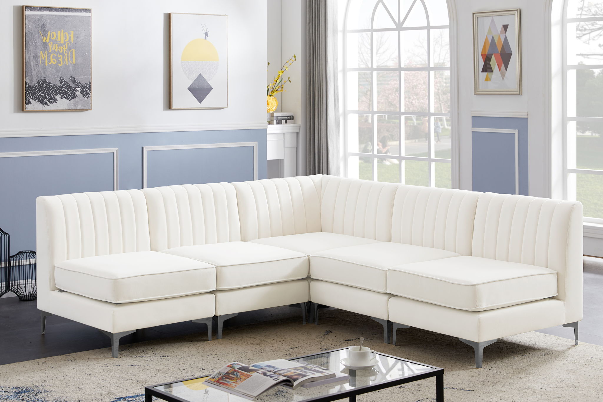 Alina - 5 Piece Armless Sectional - Urban Living Furniture (Los Angeles, CA)