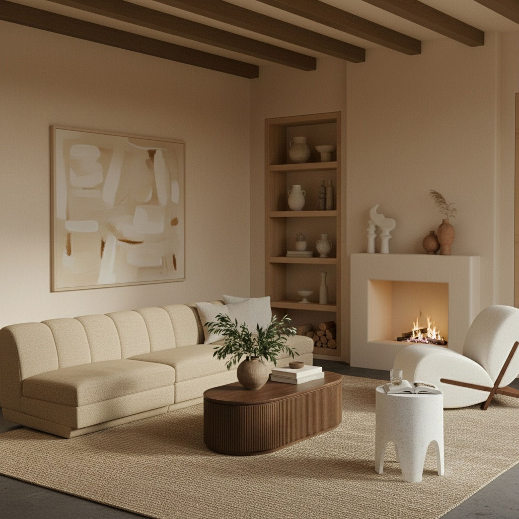 Modari - Sectional - Beige - Urban Living Furniture (Los Angeles, CA)