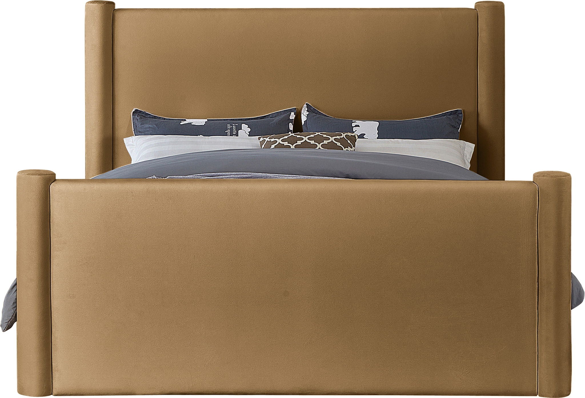 Elias - Velvet Upholstered Bed - Urban Living Furniture (Los Angeles, CA)