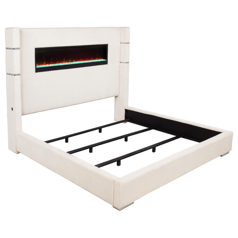 Tisdall - Upholstered Fireplace Bed - Urban Living Furniture (Los Angeles, CA)