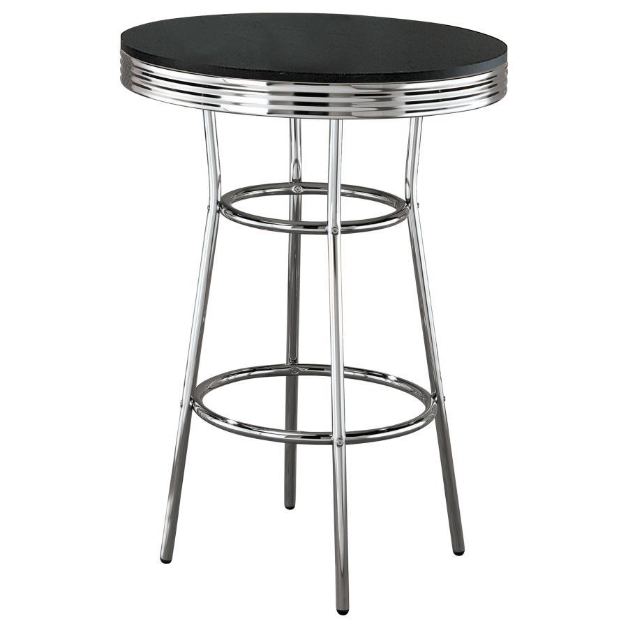 Retro - 3 Pieces Round 1950s Bistro Pub Bar Table Set - Urban Living Furniture (Los Angeles, CA)
