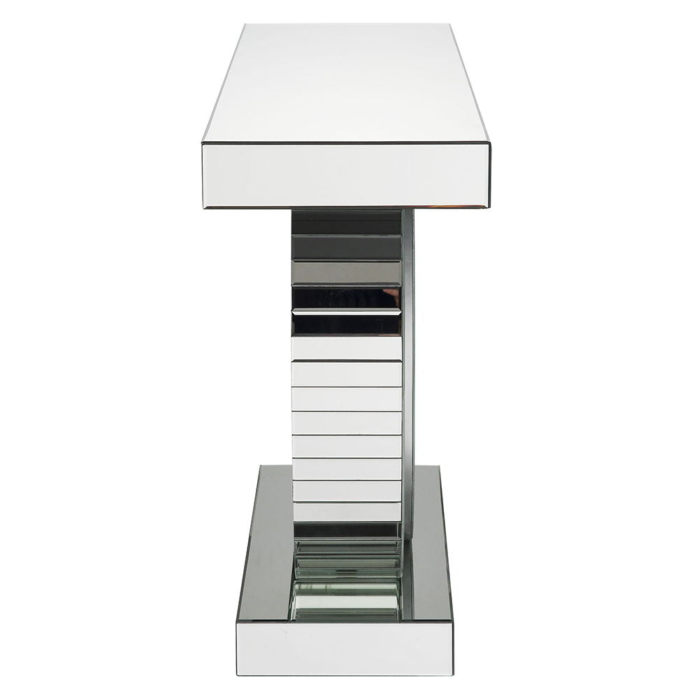 Nysa - 47"L Console Table - Mirrored & Faux Crystals - Urban Living Furniture (Los Angeles, CA)
