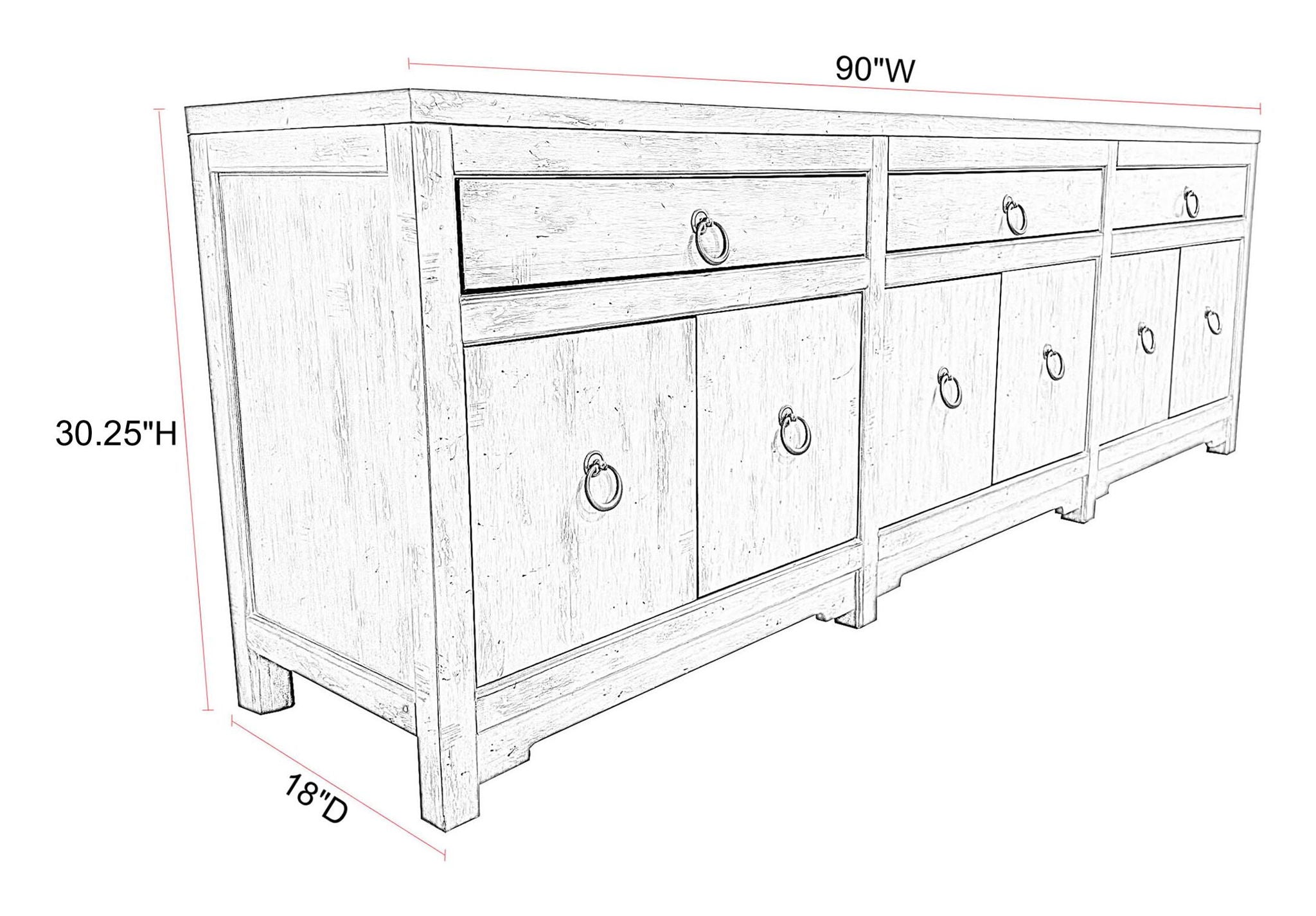 Edinburg - Console - Urban Living Furniture (Los Angeles, CA)
