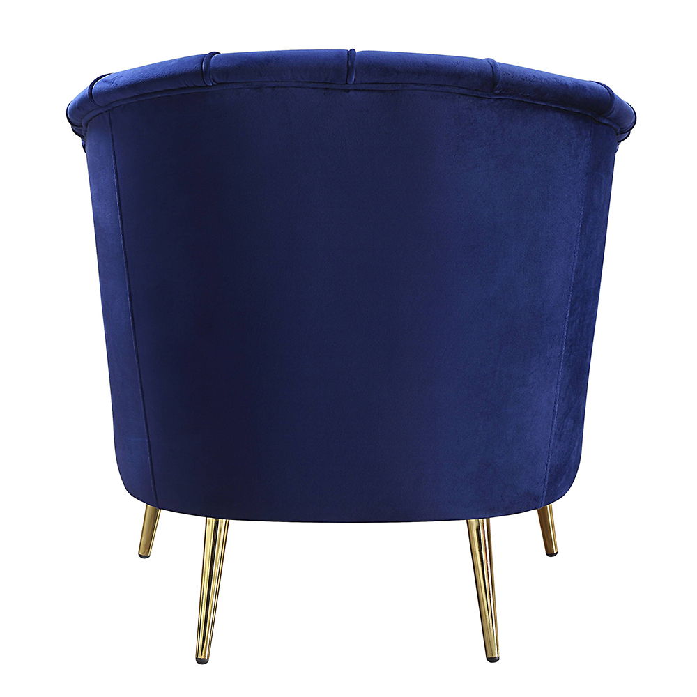 Eivor - Chair - Blue Velvet - Urban Living Furniture (Los Angeles, CA)