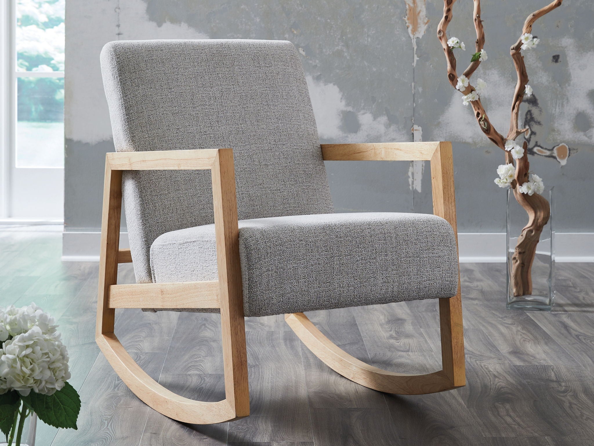 Wychworth - Gray / Natural - Accent Chair - Urban Living Furniture (Los Angeles, CA)