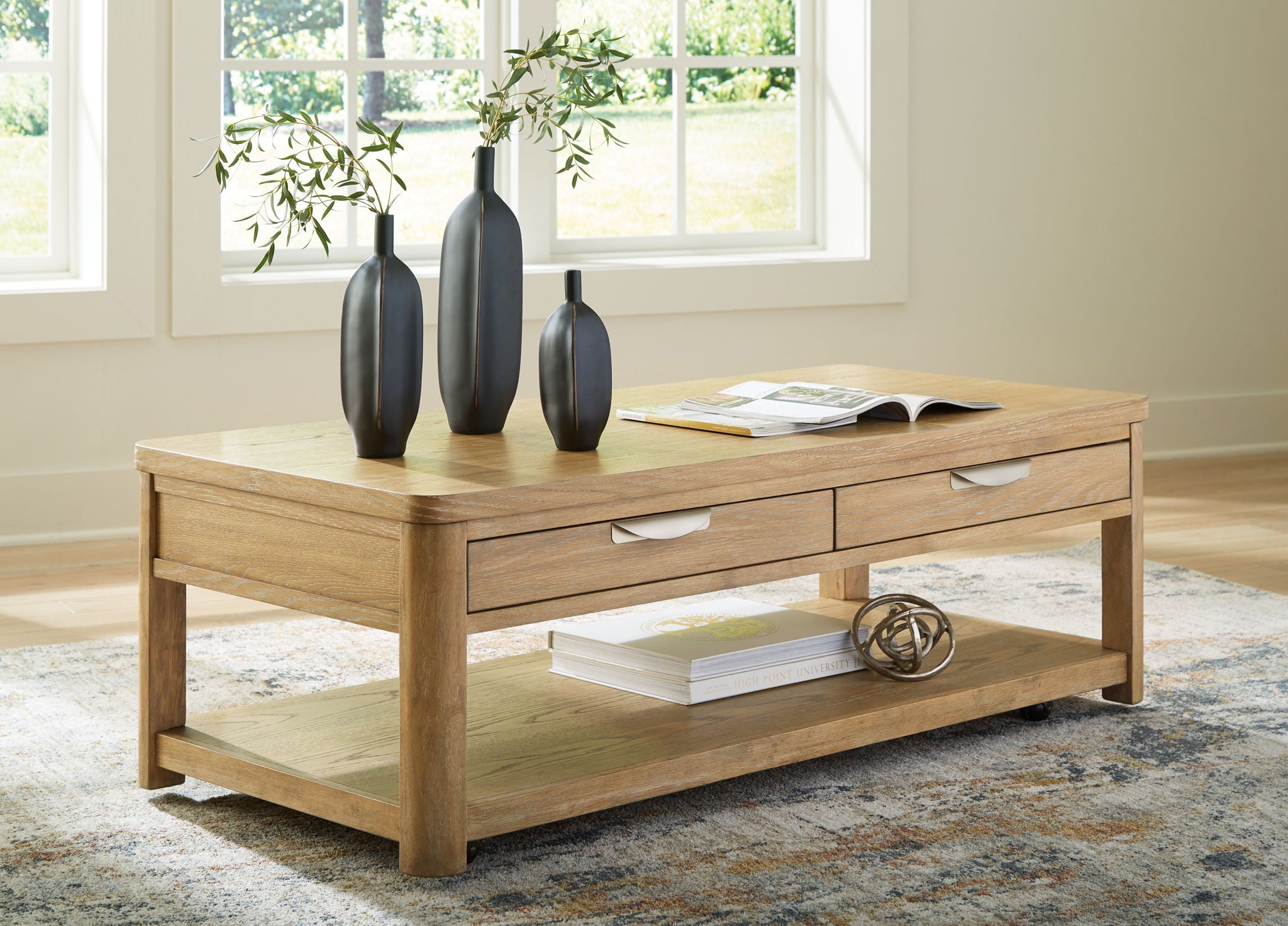 Rencott - Light Brown - Rectangular Cocktail Table - Urban Living Furniture (Los Angeles, CA)