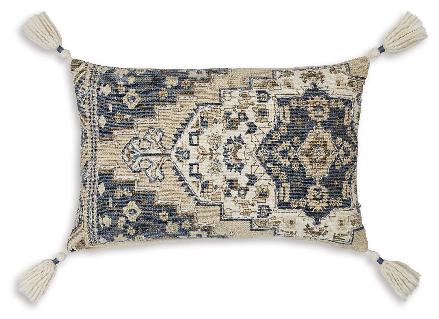 Winbury - Pillow (Set of 4) - Blue / Tan / White - Urban Living Furniture (Los Angeles, CA)