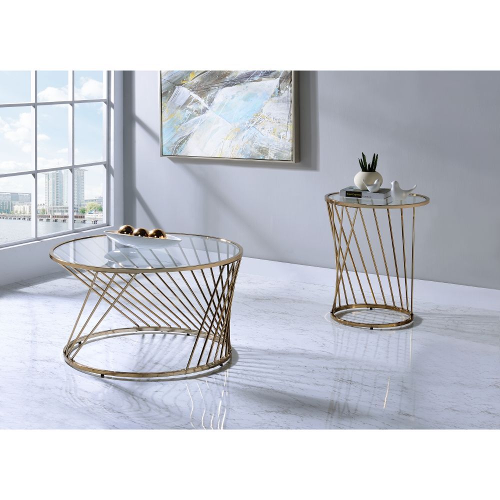 Bluelipe - Coffee Table - Champagne - Urban Living Furniture (Los Angeles, CA)