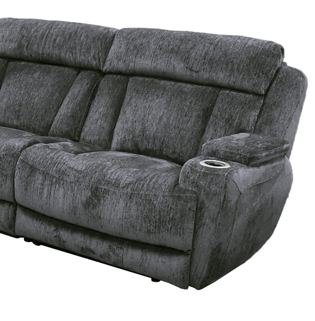 Dalton - Right Arm Facing Recliner - Lucky Charcoal - Urban Living Furniture (Los Angeles, CA)
