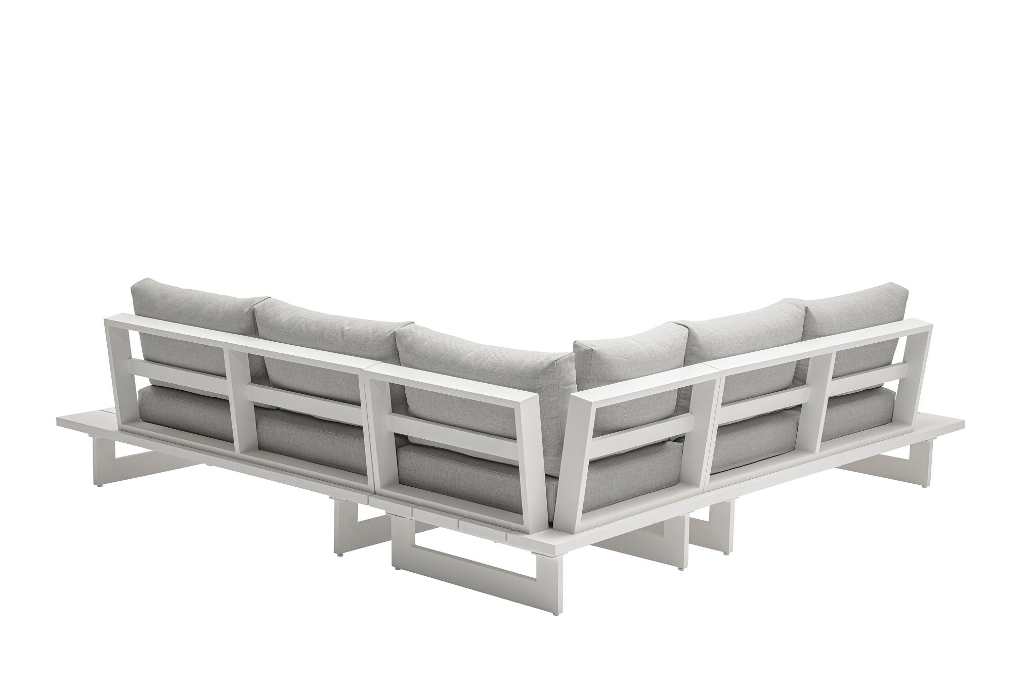 Maldives - Water Resistant Outdoor Patio Sectional With White Frame - Urban Living Furniture (Los Angeles, CA)