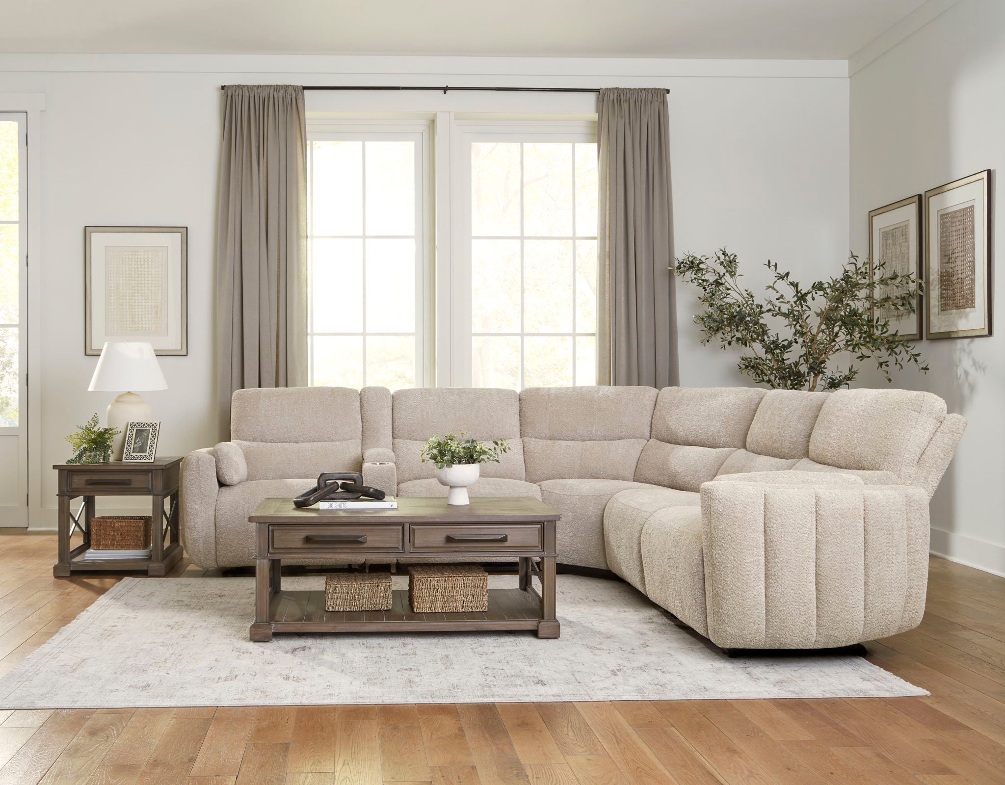 Modesto - Power Right Arm Facing Recliner - Buttercream - Urban Living Furniture (Los Angeles, CA)