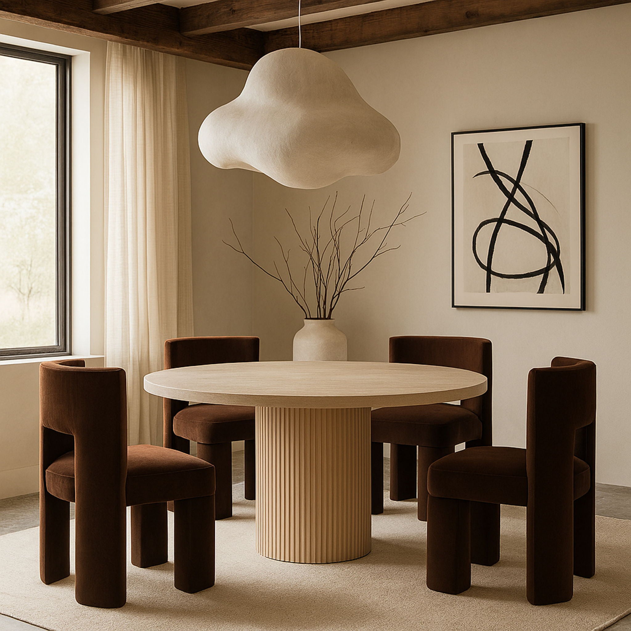 Zuno - Velvet Performance Fabric Upholstered Dining Chair (Set of 2) - Urban Living Furniture (Los Angeles, CA)