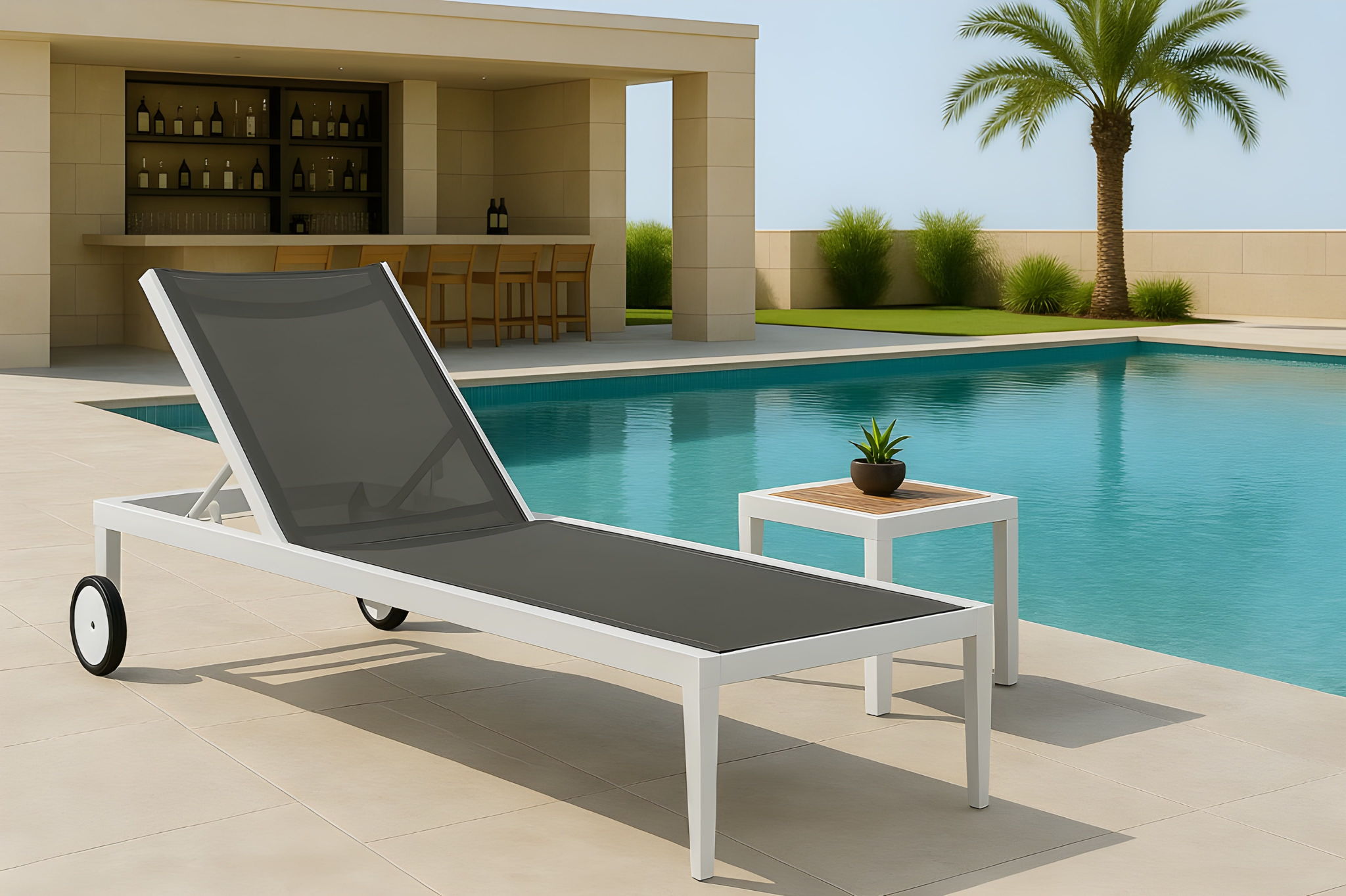 Nizuc - Outdoor Patio Chaise Lounge Chair - Urban Living Furniture (Los Angeles, CA)