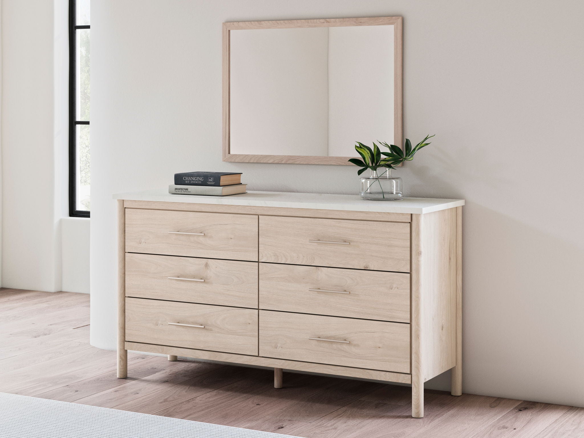 Cadmori - Bedroom Mirror - Tan - Urban Living Furniture (Los Angeles, CA)