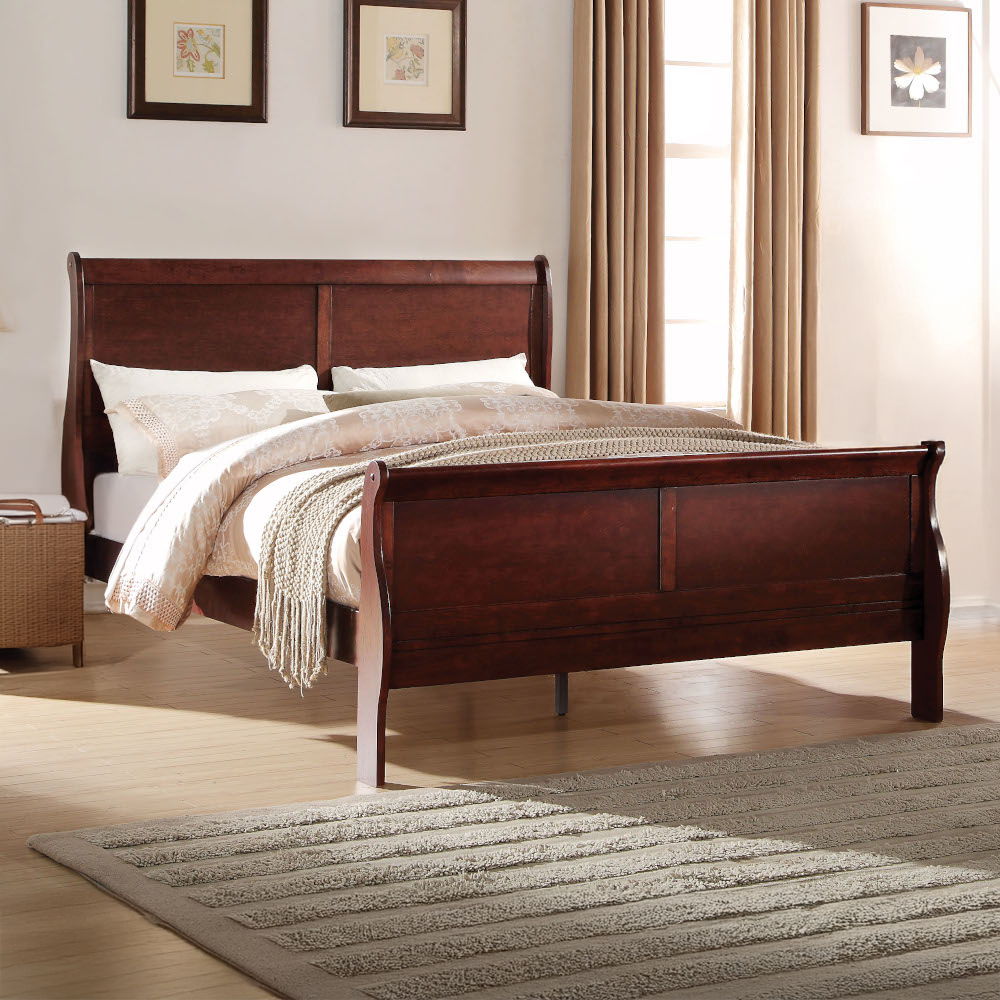 Louis Philippe - Bed (FB 29"H) - Urban Living Furniture (Los Angeles, CA)