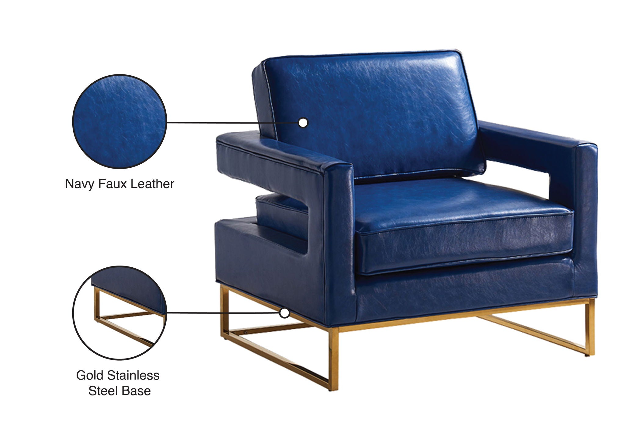 Amelia - Accent Chair - Urban Living Furniture (Los Angeles, CA)