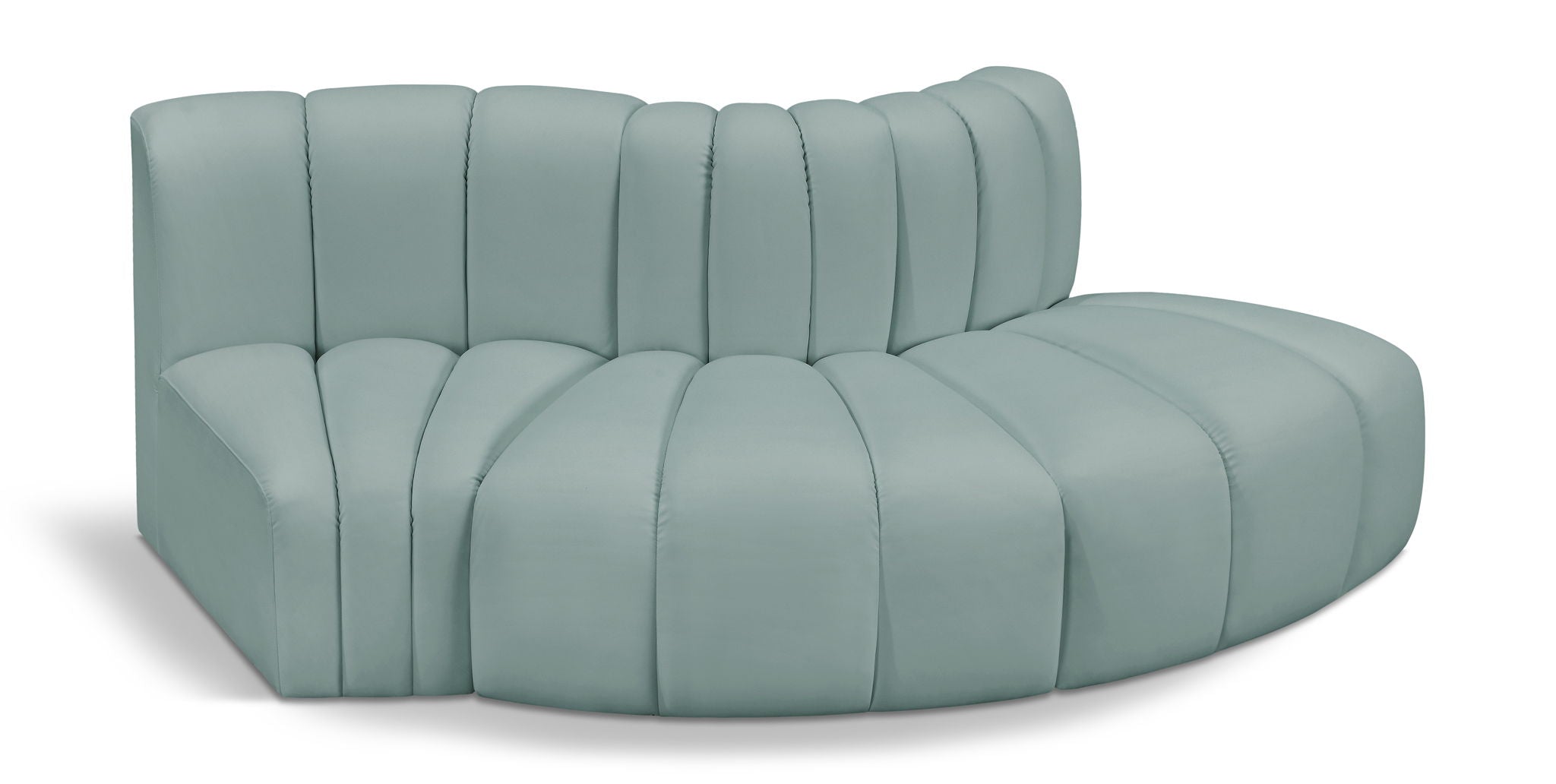 Arc - Faux Leather 3 Piece Modular Sofa - Urban Living Furniture (Los Angeles, CA)