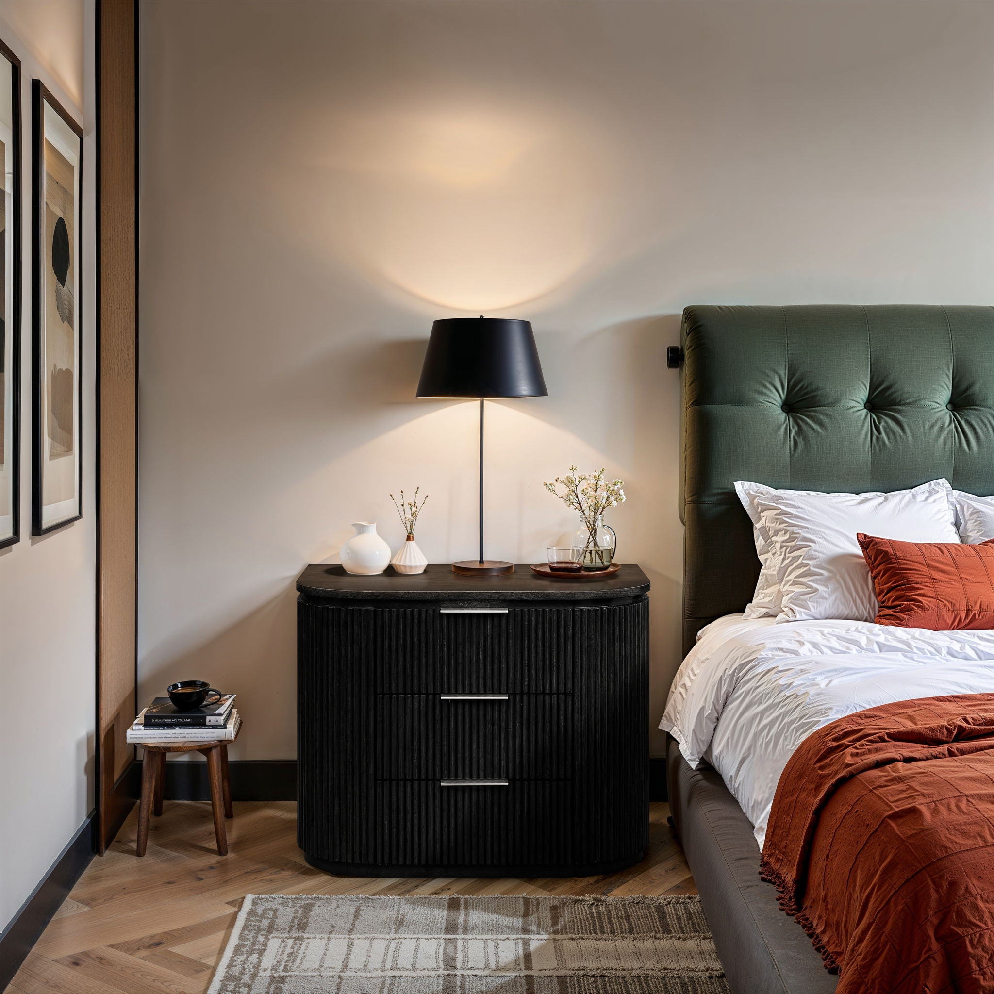 Astrid - Solid Wood And Oak Veneer Nightstand - Urban Living Furniture (Los Angeles, CA)