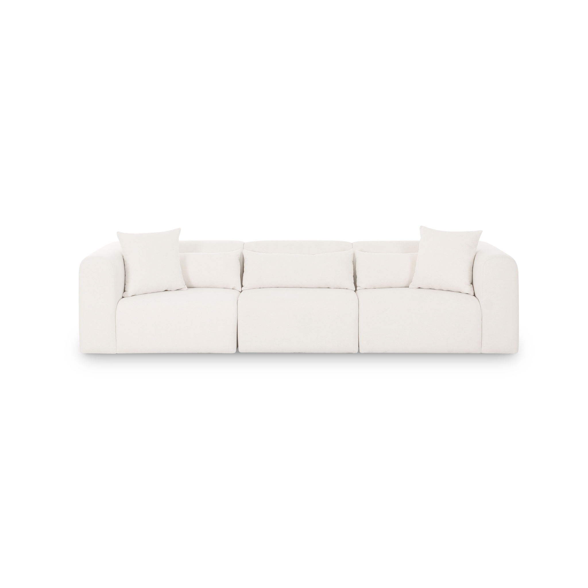 Tarra - Chenille Modular Sofa - Cream - Urban Living Furniture (Los Angeles, CA)