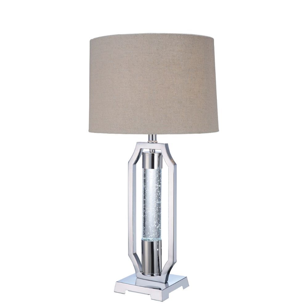 Cici - 28" Table Lamp - Chrome - Urban Living Furniture (Los Angeles, CA)