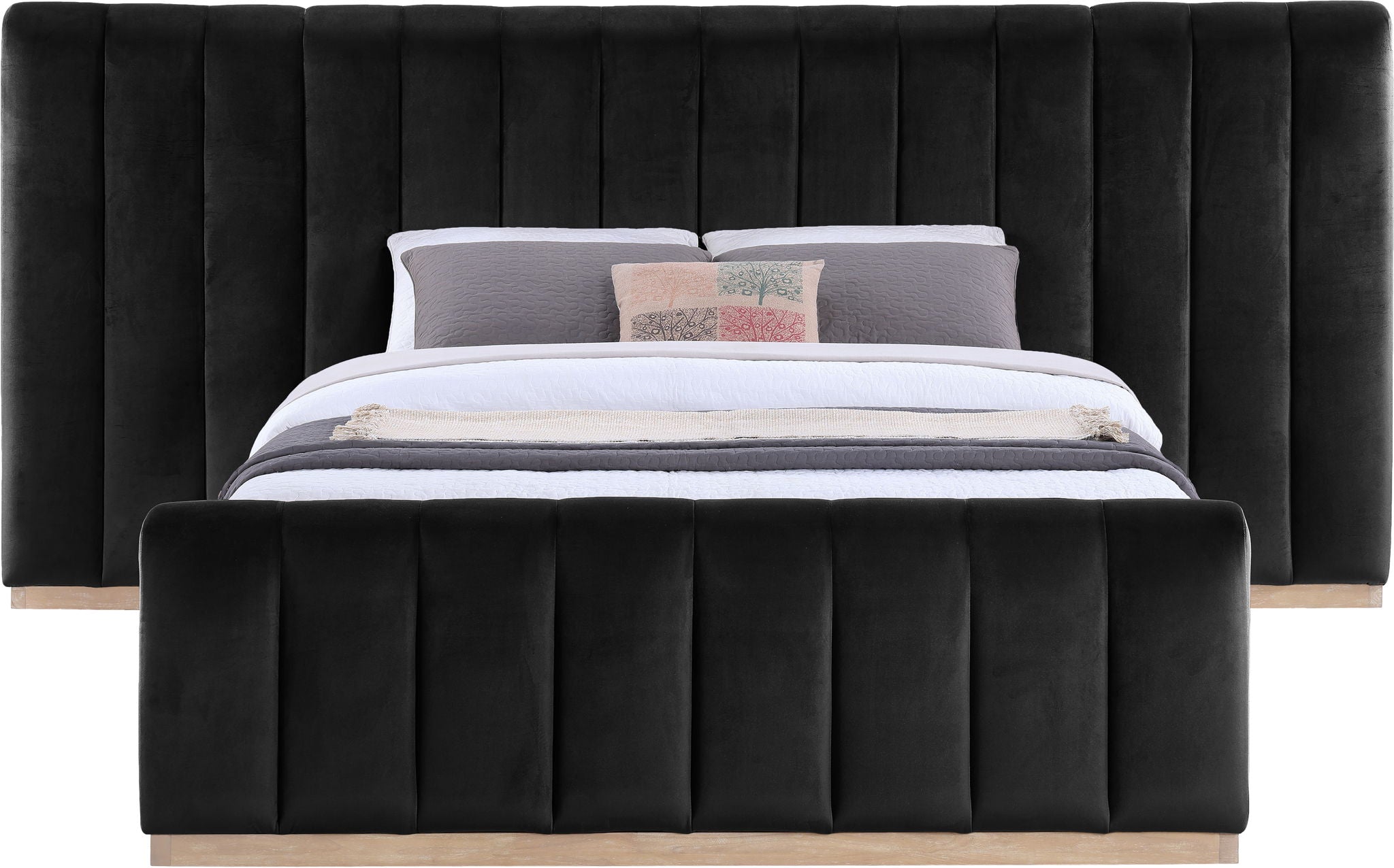Amara - Velvet Upholstered Bed - Urban Living Furniture (Los Angeles, CA)