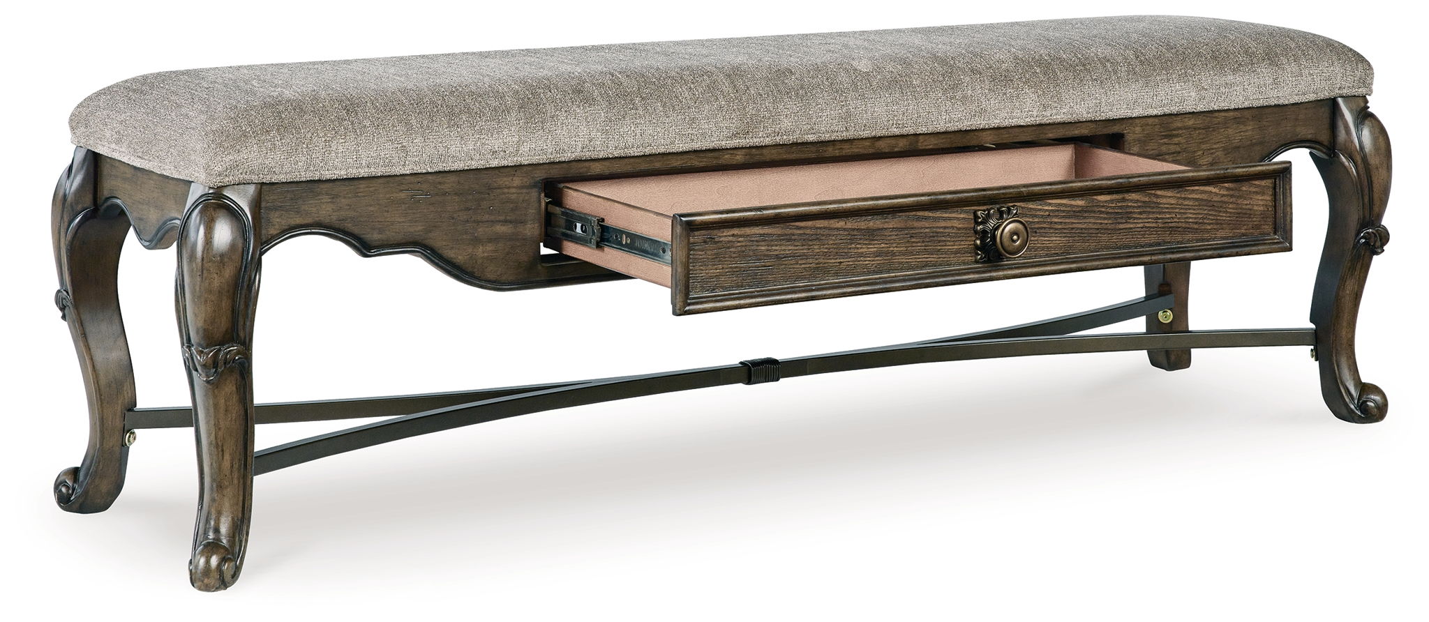 Maylee - Dark Brown - Upholstered Storage Bench - Urban Living Furniture (Los Angeles, CA)