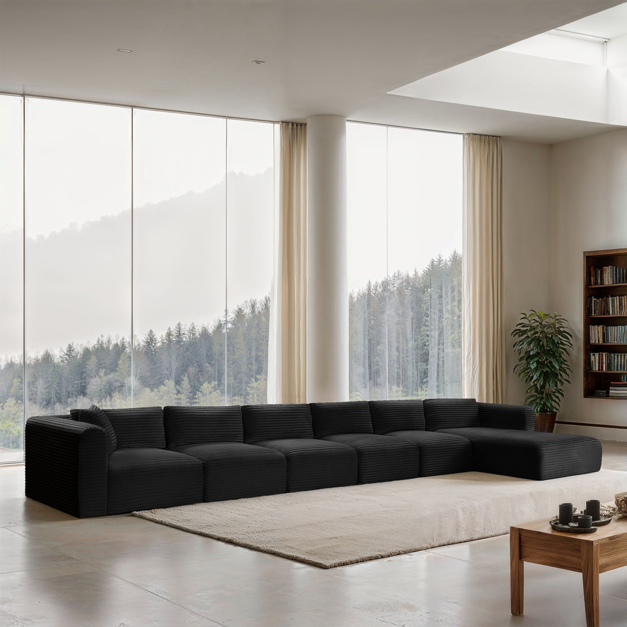 Shaggy - 6 Piece Modular Sectional With Chaise - Urban Living Furniture (Los Angeles, CA)
