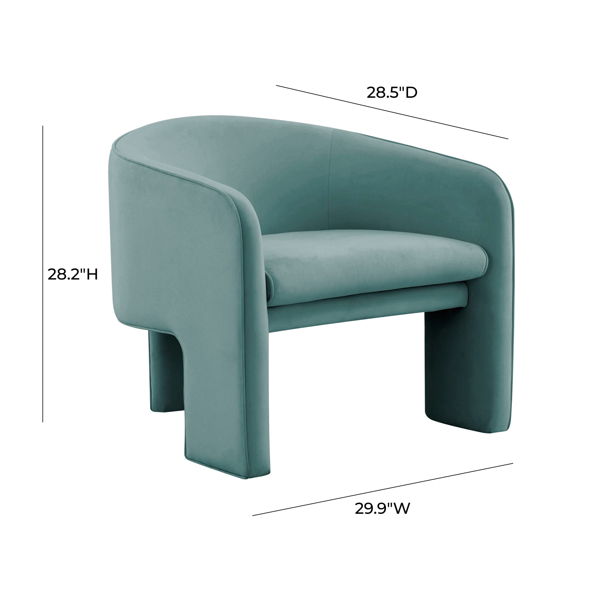 Marla - Velvet Accent Chair - Urban Living Furniture (Los Angeles, CA)