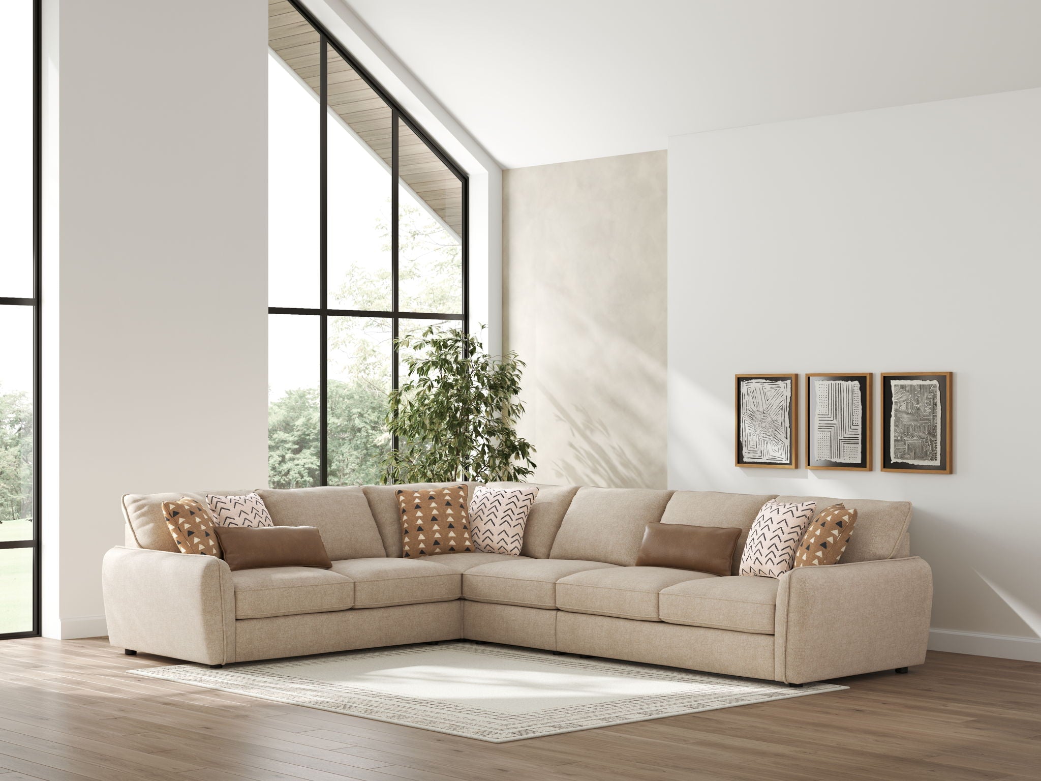 Seyler - Sectional - Urban Living Furniture (Los Angeles, CA)