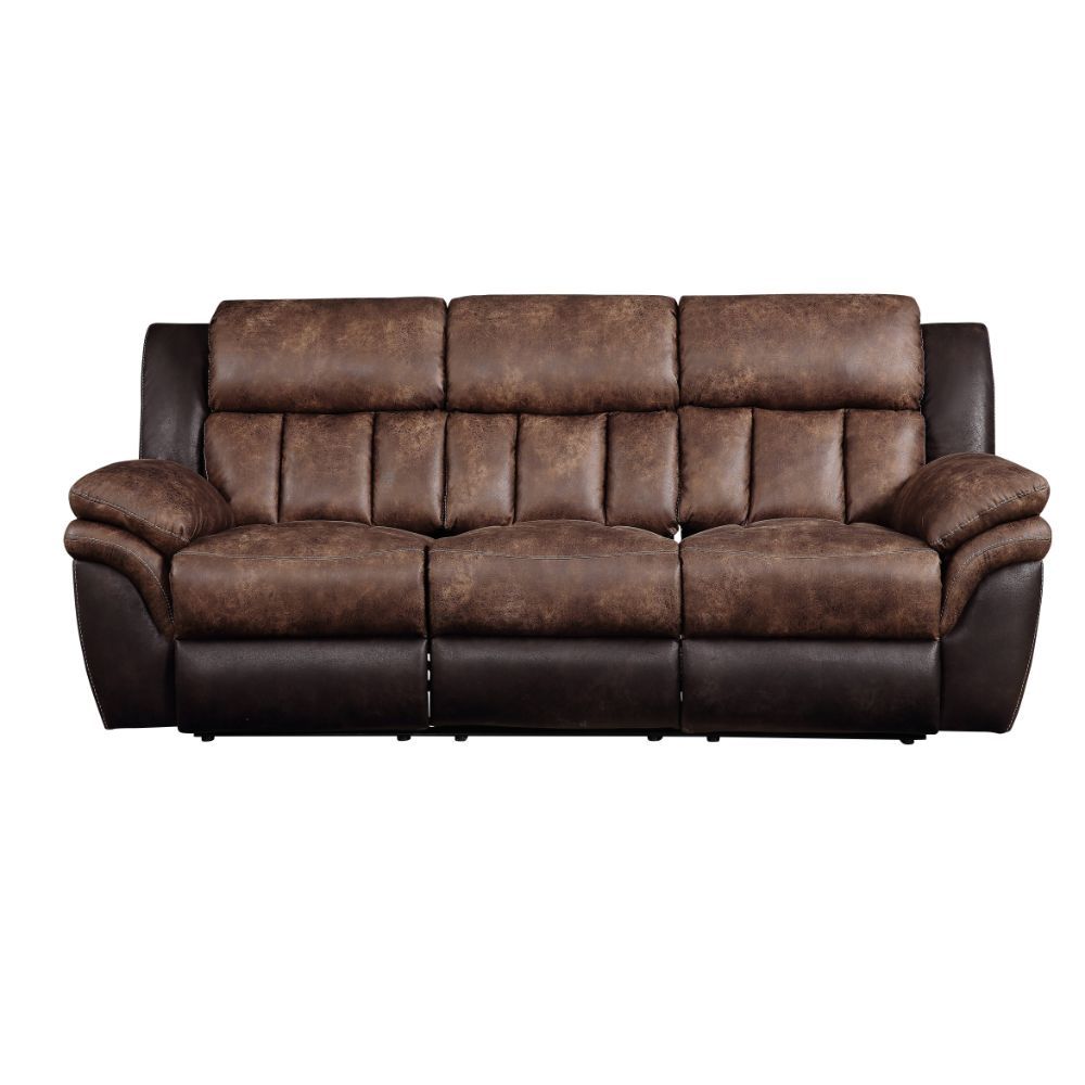 Jaylen - Sofa - Toffee & Espresso Polished Microfiber - Urban Living Furniture (Los Angeles, CA)