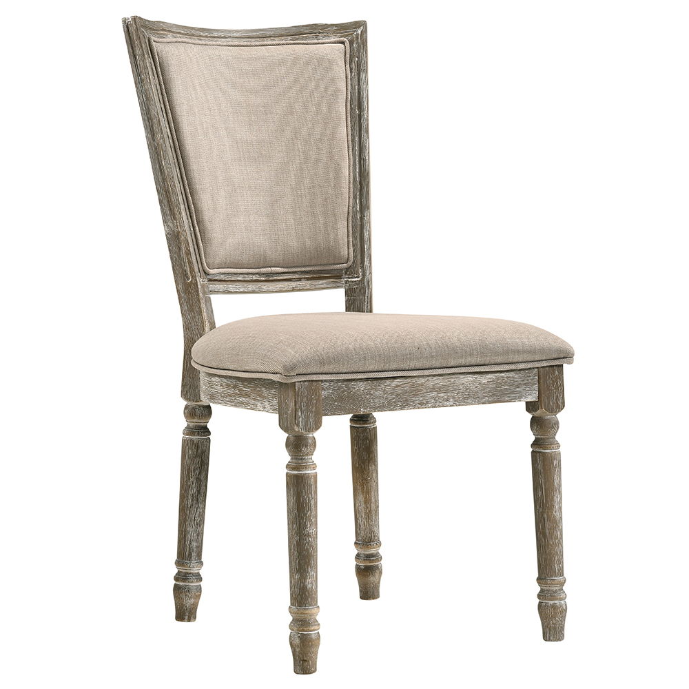 Gabrian - Fabric Side Chair (Set of 2) - Two-Tone Beige & Reclaimed Gray - Urban Living Furniture (Los Angeles, CA)