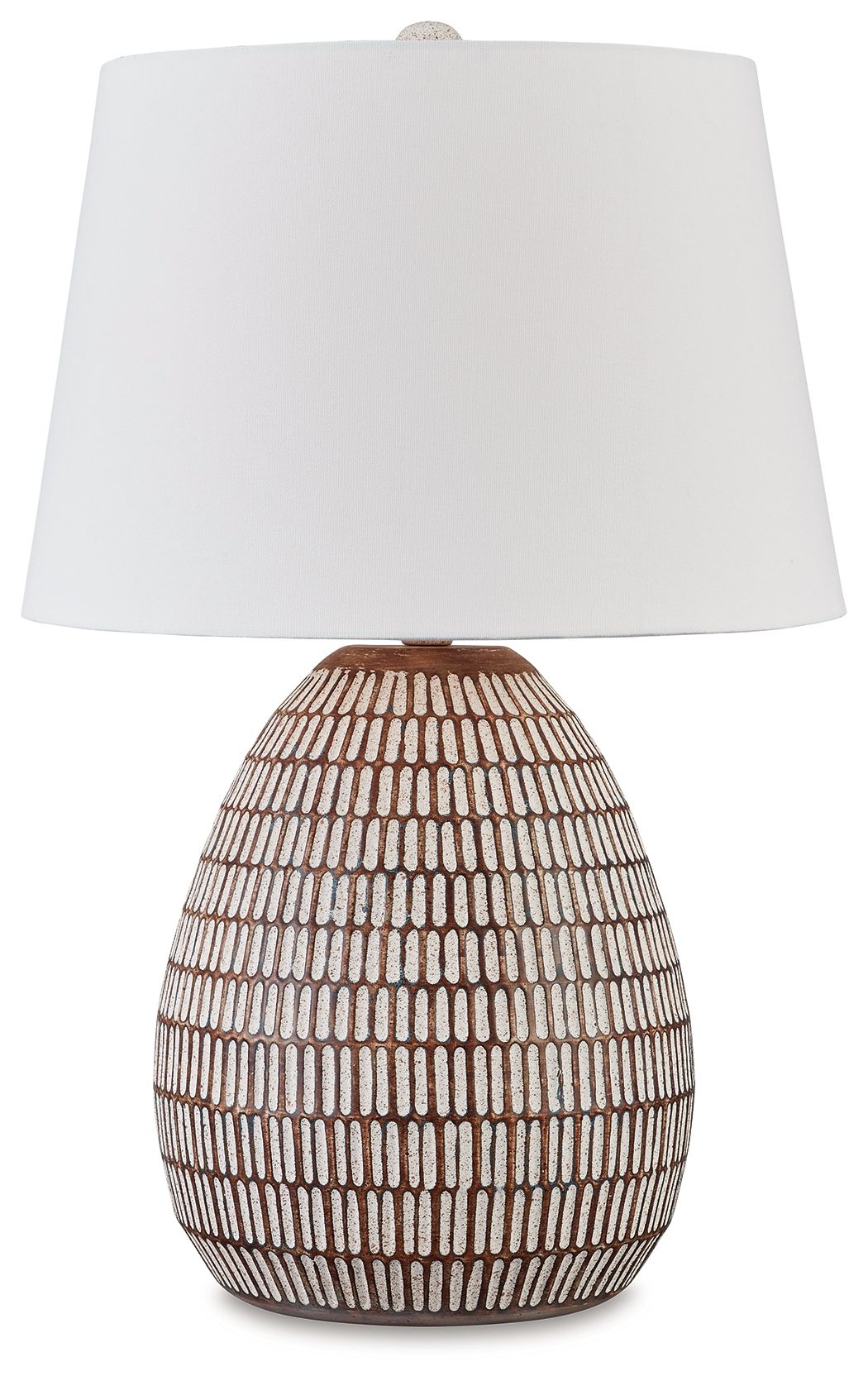 Darrich - Beige / White - Metal Table Lamp - Urban Living Furniture (Los Angeles, CA)