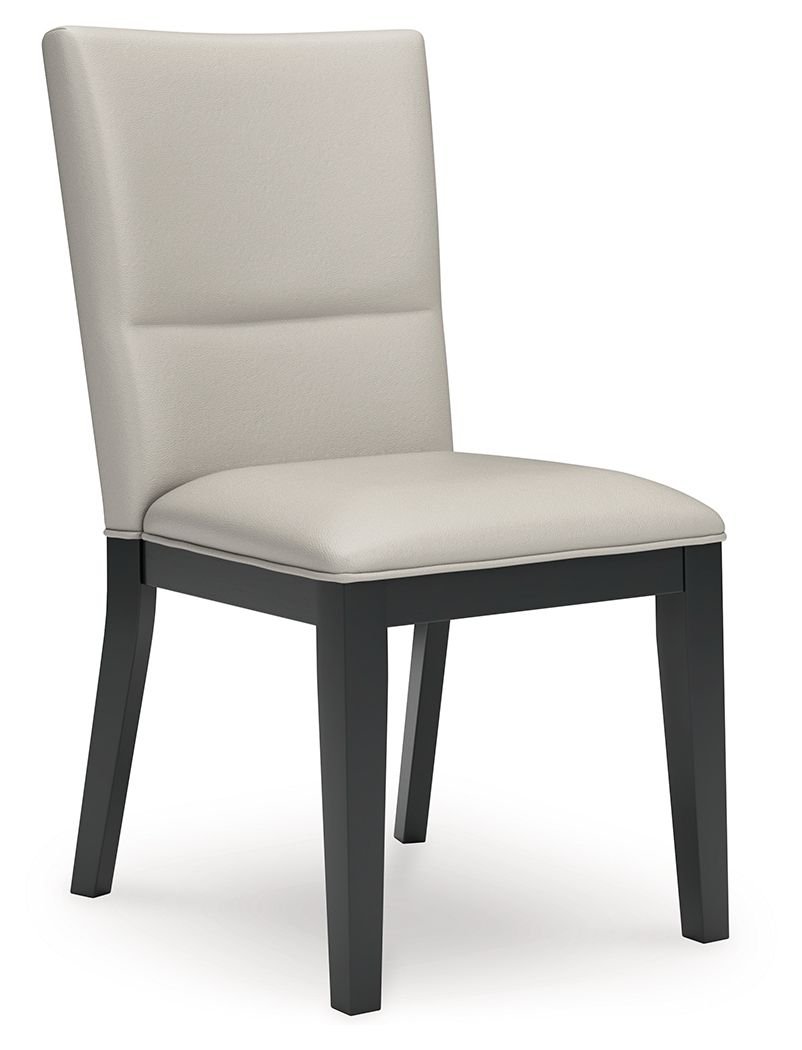Glinari - Taupe / Black - Dining Upholstered Side Chair (Set of 2) - Urban Living Furniture (Los Angeles, CA)