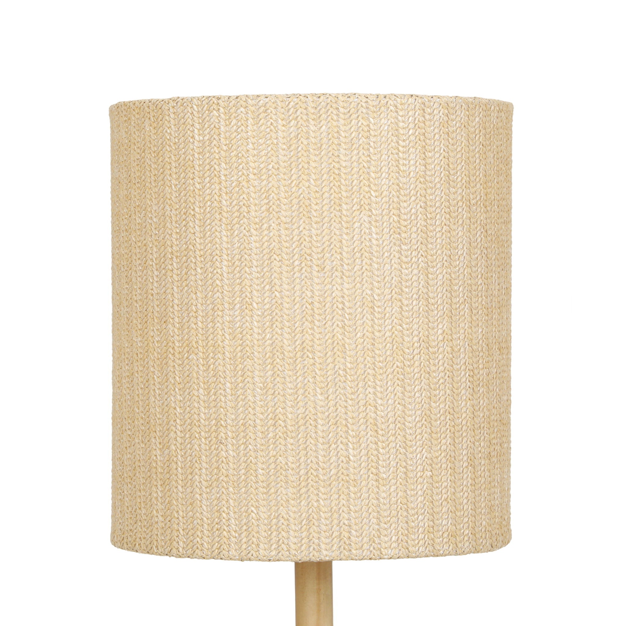 Lamia - Burl and Raffia Designer Table Lamp - Natural - Urban Living Furniture (Los Angeles, CA)