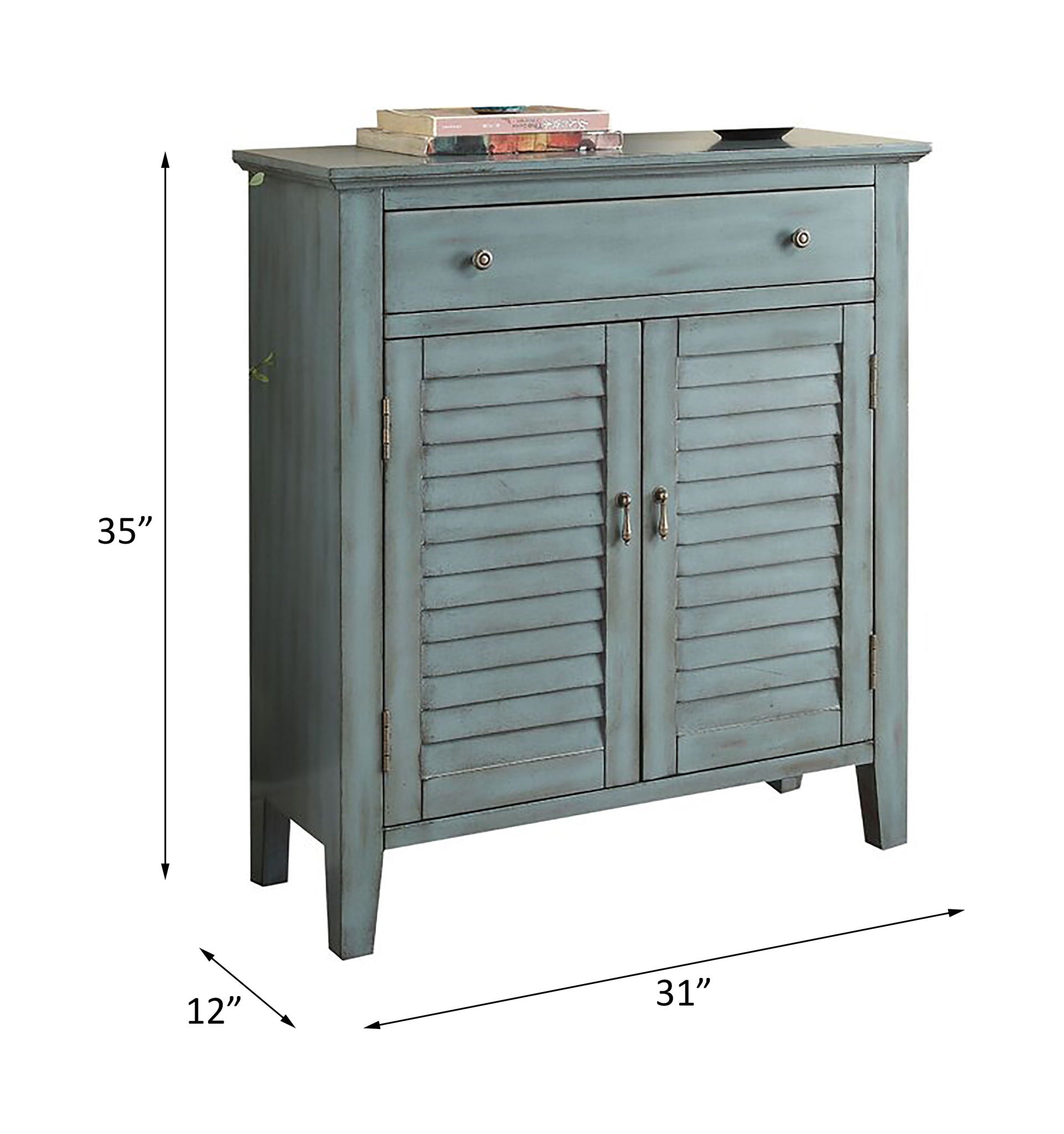 Winchell - Console Cabinet - Antique Blue - Urban Living Furniture (Los Angeles, CA)