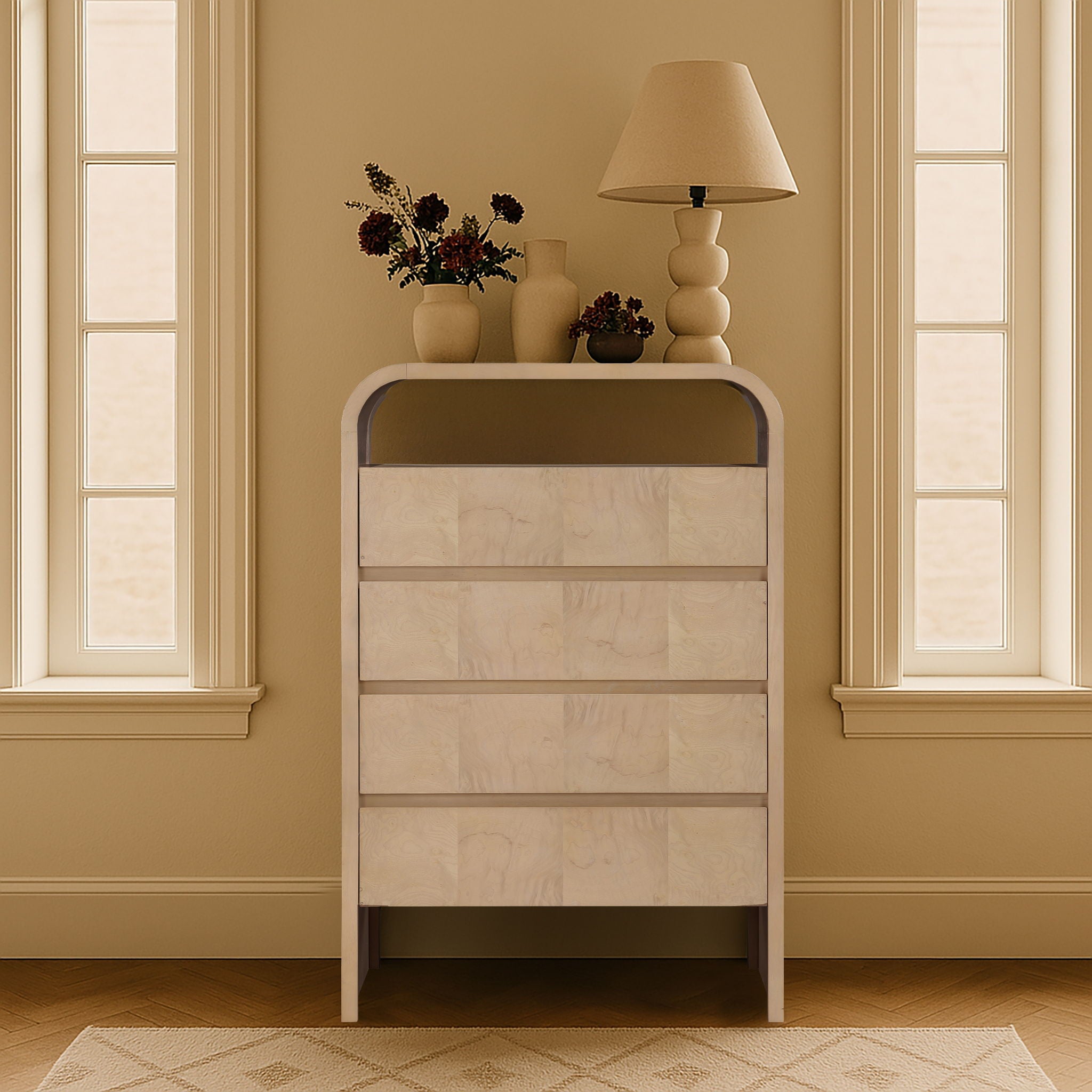 Giada - Solid Wood And Veneer Chest
