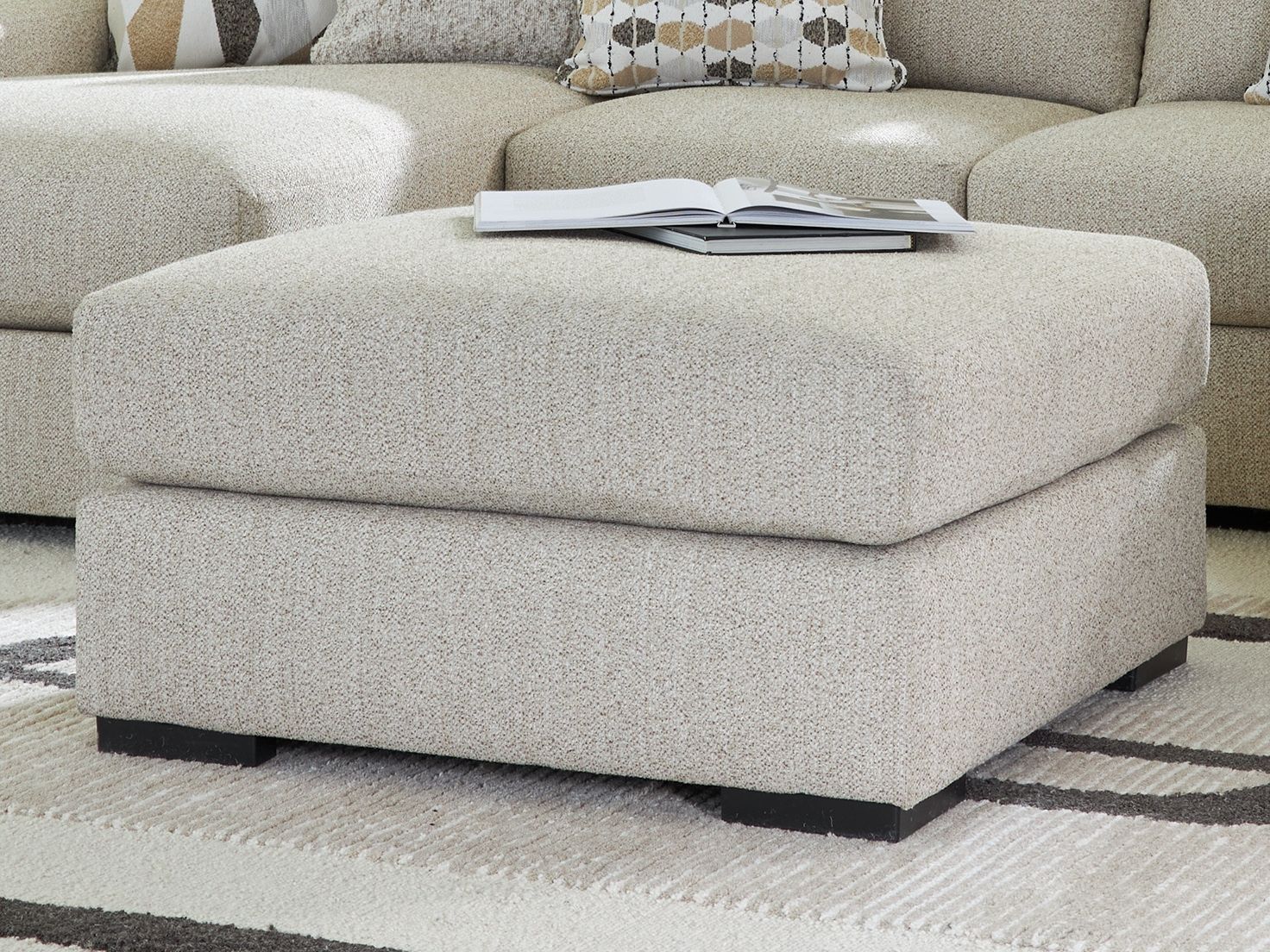 LaureLGrove - Pebble - Oversized Accent Ottoman - Urban Living Furniture (Los Angeles, CA)