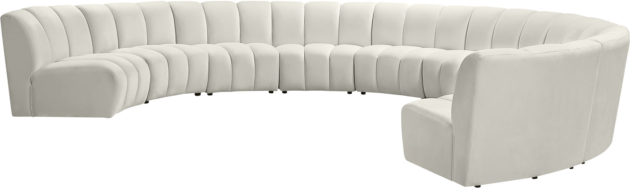 Infinity - 9 Piece Velvet Modular Sectional - Urban Living Furniture (Los Angeles, CA)